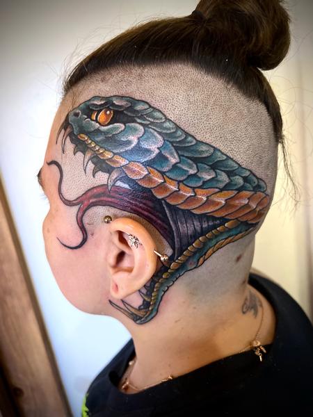 Traditional Japanese - Snake Head