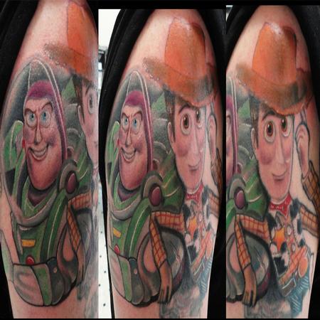 tattoos/ - Buzz & Woody (In Progress Toy Story Sleeve) - 62205