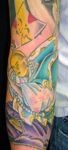 Looking for unique Anthony Riccardo Tattoos?  Budist Priest