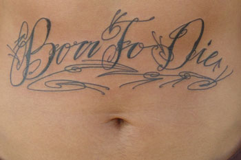 Looking for unique Anthony Riccardo Tattoos?  born to die