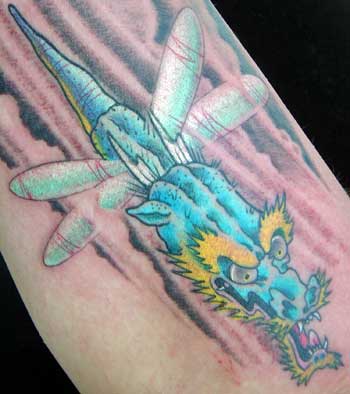 Looking for unique Anthony Riccardo Tattoos?  DragonFLY