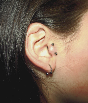 Looking for unique  Body Piercing Galleries? Transverse tragus