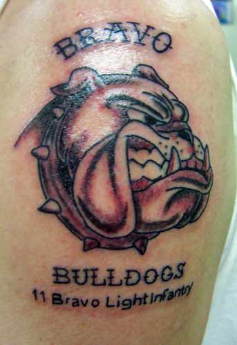Looking for unique  Tattoos? Bulldog