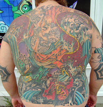 Looking for unique Anthony Riccardo Tattoos?  samurai  and the two demons of the plague 