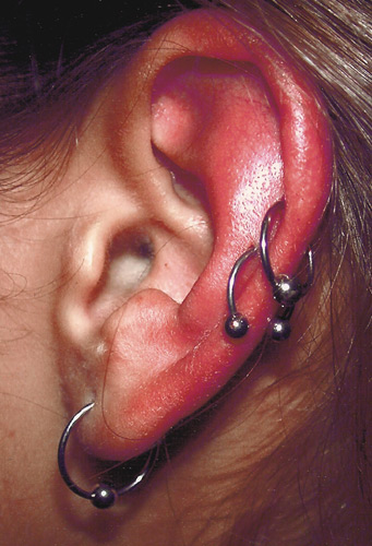 Looking for unique  Body Piercing Galleries? cartilage helix piercing