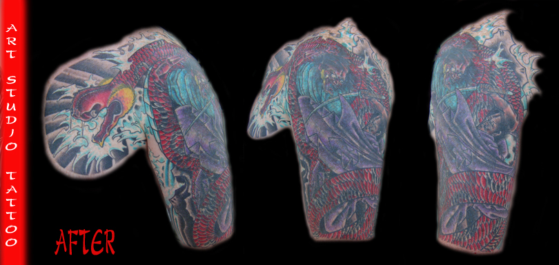 Looking for unique Anthony Riccardo Tattoos?  toms coverup detail