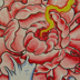 tattoo galleries/ - hibiscus with waves