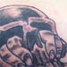 tattoo galleries/ - Black & Grey Scull with hands - 12476