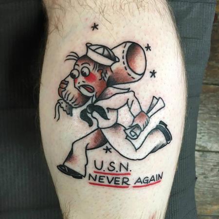 Traditional Old School - Sailor Jerry Sailor Tattoo