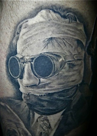 tattoos/ - Invisible Man Tattoo - 39380
