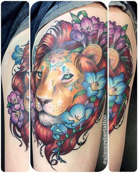 tattoos/ - Lion Tattoo - 127770