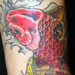 Rich DePue Tattoo Galleries: Koi on elbow design