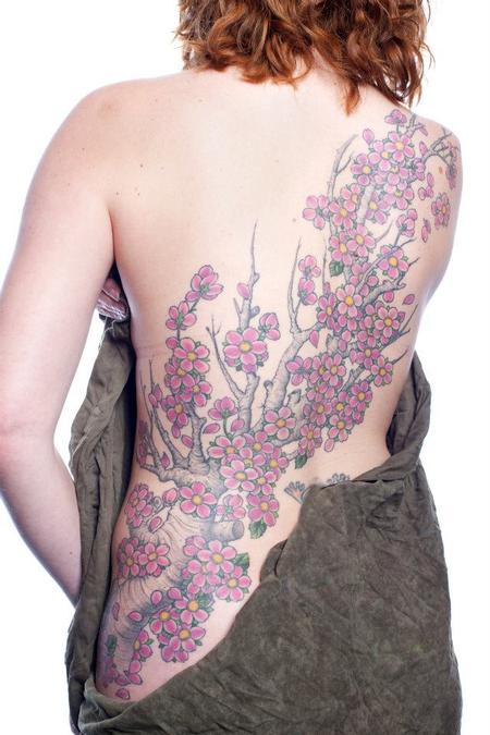 tattoos/ - Cherry Blossum back piece - 75165