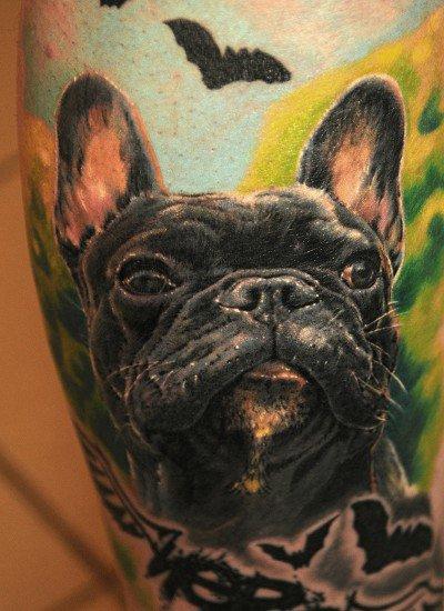tattoos/ - Dog Portrait Tattoo - 65795
