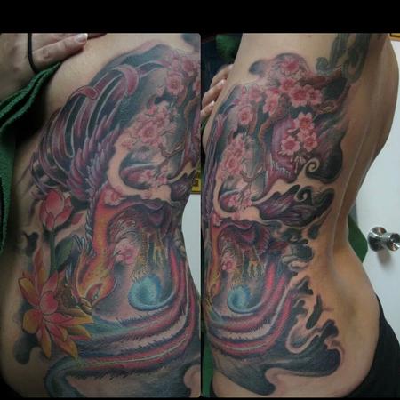 Color phoenix  Tattoo Design Thumbnail