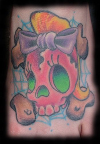 Looking for unique Elmo Tattoos?  Girly skull