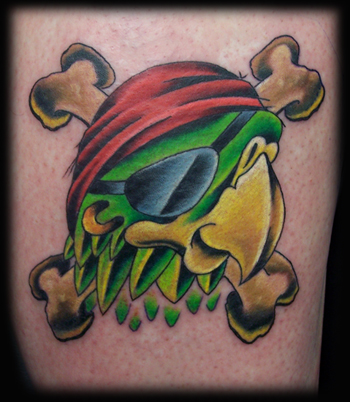 Looking for unique Elmo Tattoos?  Pirate Parrot!!