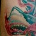 Tattoos - rolled out view of a great white shark - 39087