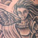 tattoo galleries/ - Angel holding sword Tattoo