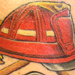 tattoo galleries/ - Firehat with Axes Tattoo