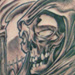 tattoo galleries/ - Grim Reaper in Graveyard Tattoo