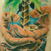 tattoo galleries/ - hands/palm tree