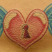tattoo galleries/ - key hole heart and wings tattoo