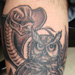 tattoo galleries/ - Owl and Snake Tattoo
