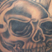 tattoo galleries/ - Skull with Anchor Tattoo