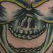 tattoo galleries/ - Skull with Bolts Tattoo
