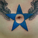 tattoo galleries/ - Star with Wings Tattoo
