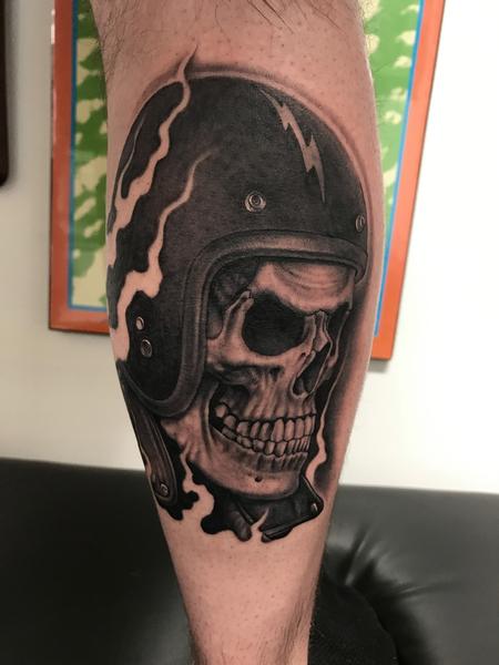 tattoos/ - Biker Skull - 128463