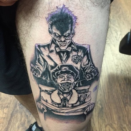 Tattoos - Supervillain Joker Tattoo - 120650