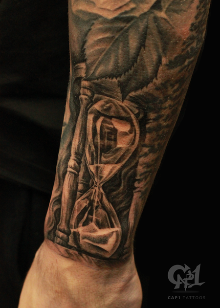 Tattoos - Hourglass Tattoo  - 124843
