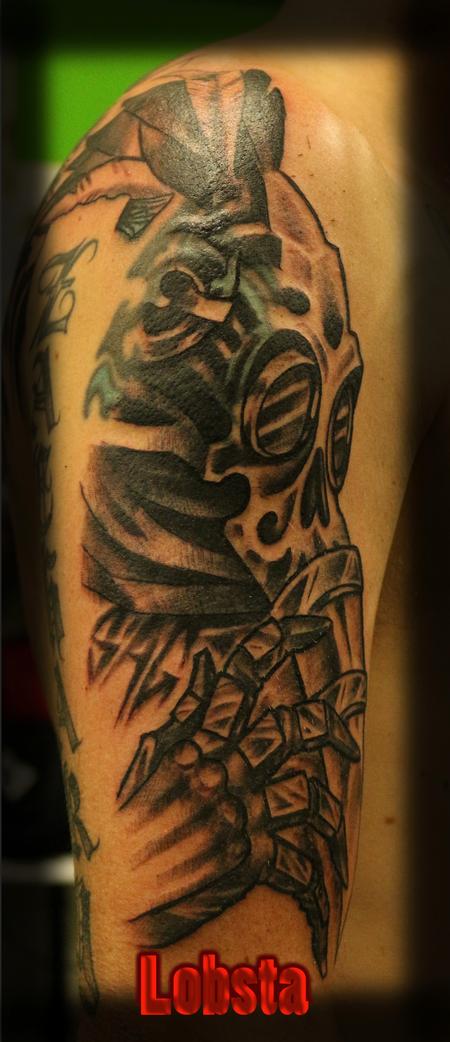 Black and Gray - Artist_Choice_Cover_Up_in_progress_Lobsta