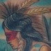 Buffalo Native American Tattoo Design Thumbnail