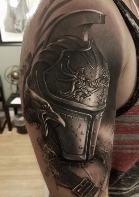tattoos/ - David Vega Armor and Crow - 131078