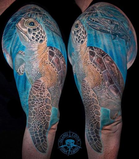 tattoos/ - Color Sea Turtle Tattoo - 141415