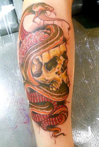 tattoos/ - Skull and Snake - 82258