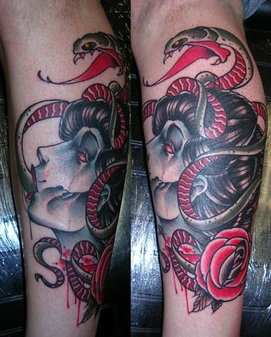 tattoos/ - Snake and severed head - 82257