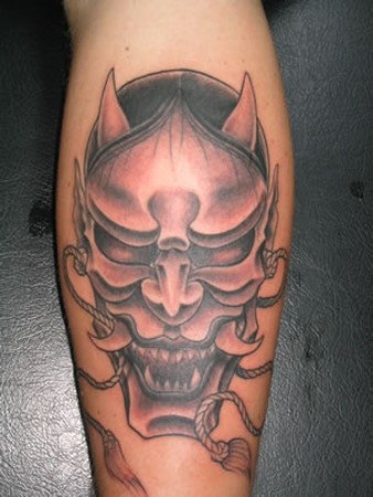 tattoos/ - Asian mask tattoo - 49336