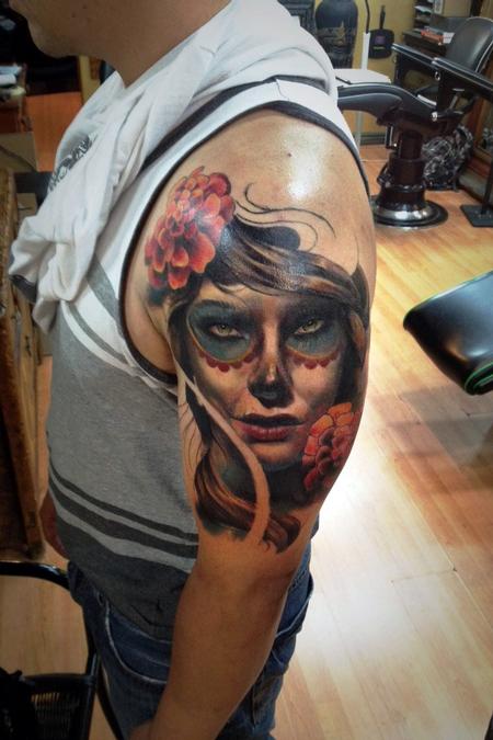 tattoos/ - Day of the Dead woman - 104007