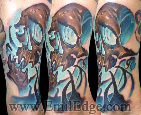 tattoos/ - Skull with backlight - 98570
