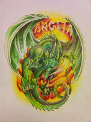 tattoos/ - Custom Dragon Drawing - 60566