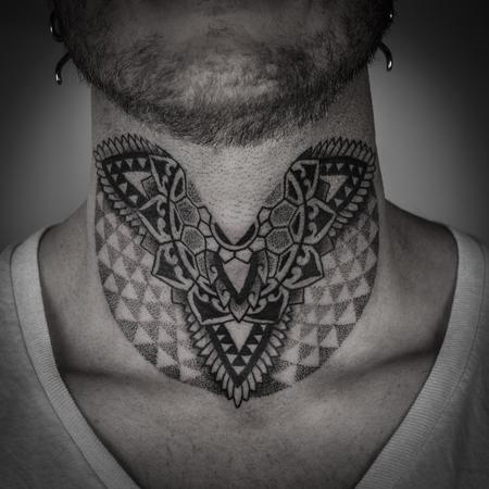 tattoos/ - blackwork dotwork vishudha - 129938