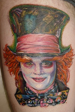 tattoos/ - Johnny Depp as the Mad Hatter - 46329