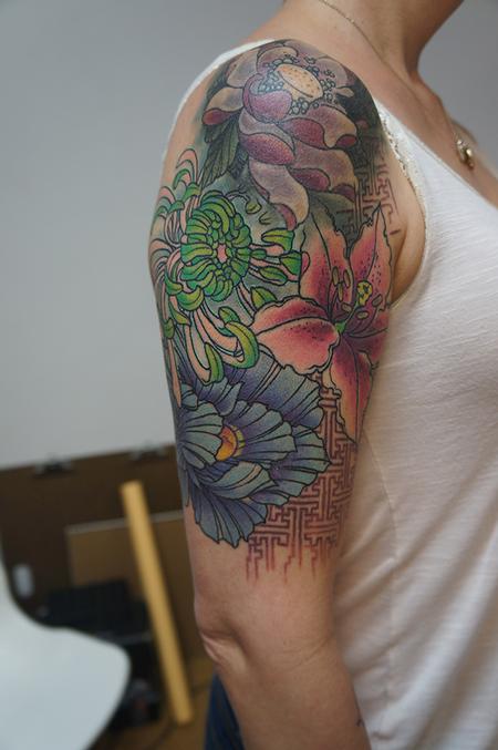 tattoos/ - Japanese Floral - 91995