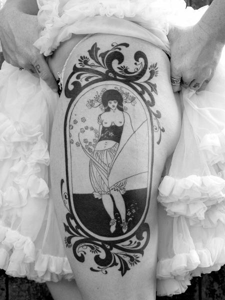 tattoos/ - Aubrey Beardsley inspired tattoo. - 82244