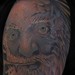 Old man winter color sleeve tattoo Tattoo Design Thumbnail