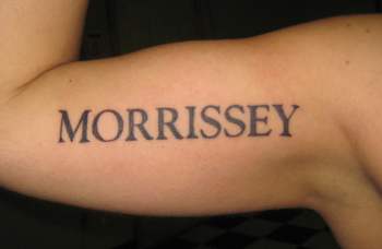 Looking for unique  Tattoos? Morrissey tattoo